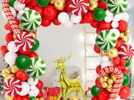 Christmas Pinata Balloon Combos Arch with Free Shipping 