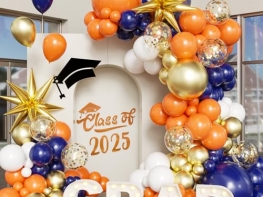 Eco-Friendly Custom Graduation Printed Latex Balloons Kits for Baby Shower Bulk Orders with Free US shipping