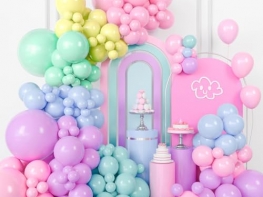147pcs Customized Boy or Girl Birthday Party Decor Balloons Arch Kit